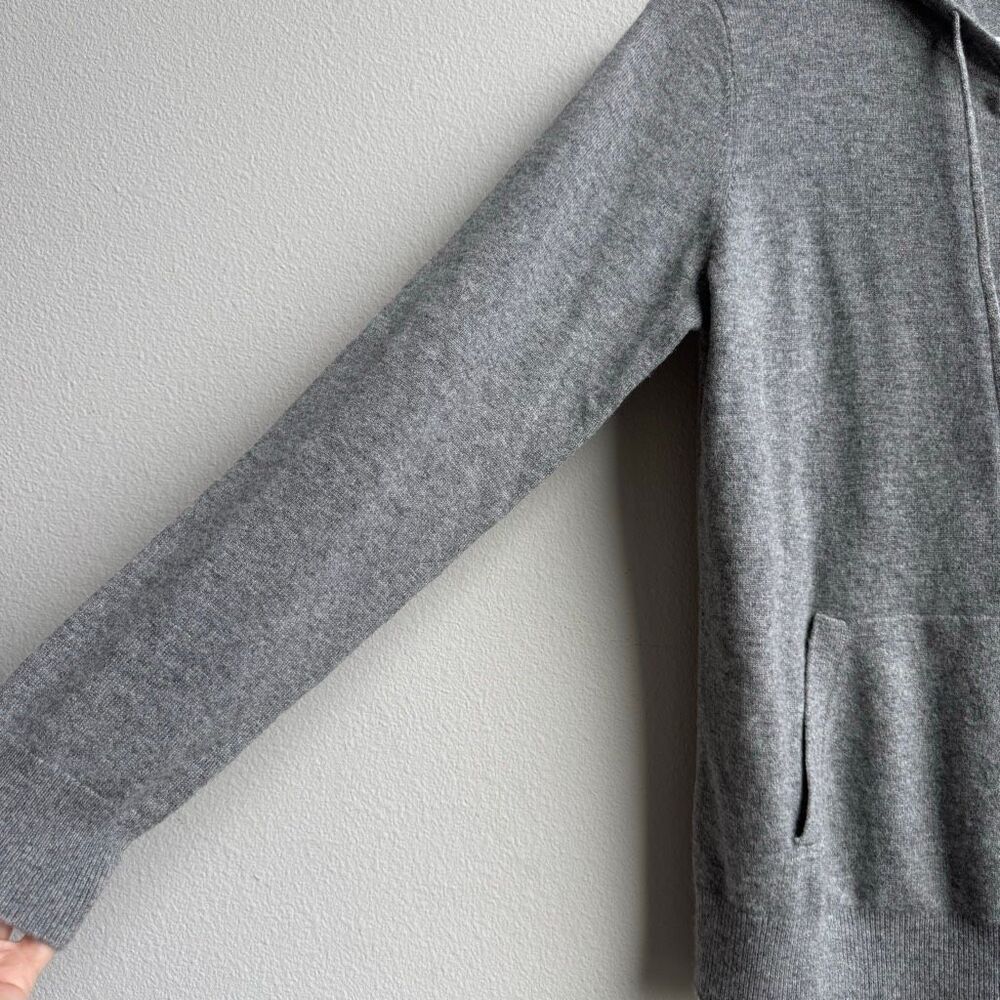 Quince 100% Mongolian Cashmere Full Zip Up Hoodie Sweatshirt Sweater Small - Picture 3 of 7